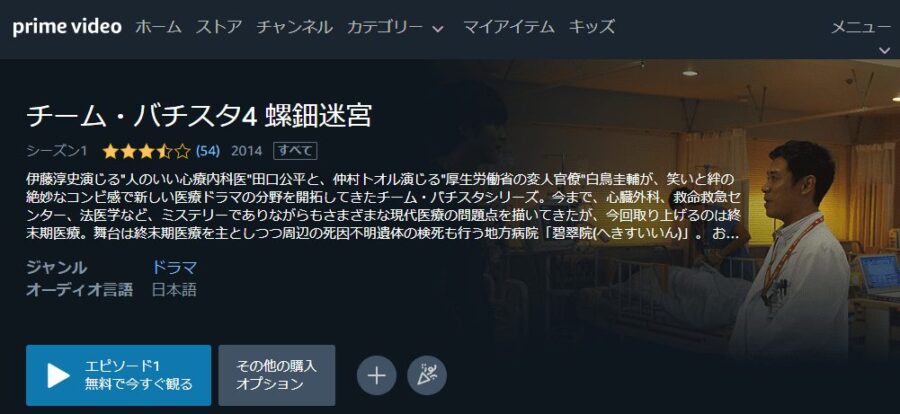チーム・バチスタ4螺鈿迷宮ドラマ 無料