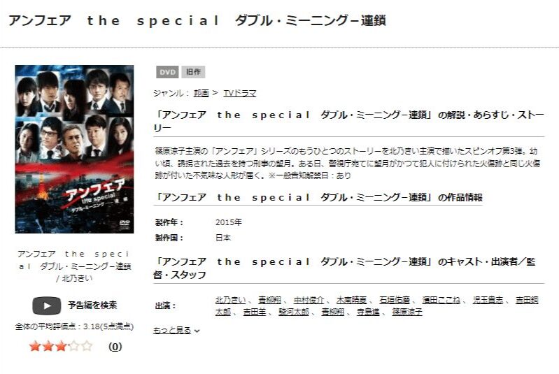 ダブル・ミーニング〜連鎖DVD 無料