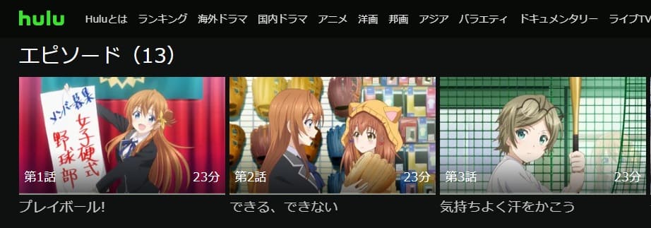 ハチナイhulu
