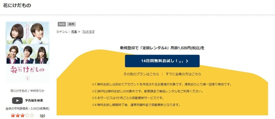 ドラマ 花にけだものの動画を無料で見れる配信サイトまとめ ドラマ 花にけだものの動画を無料で見れる配信サイトまとめ