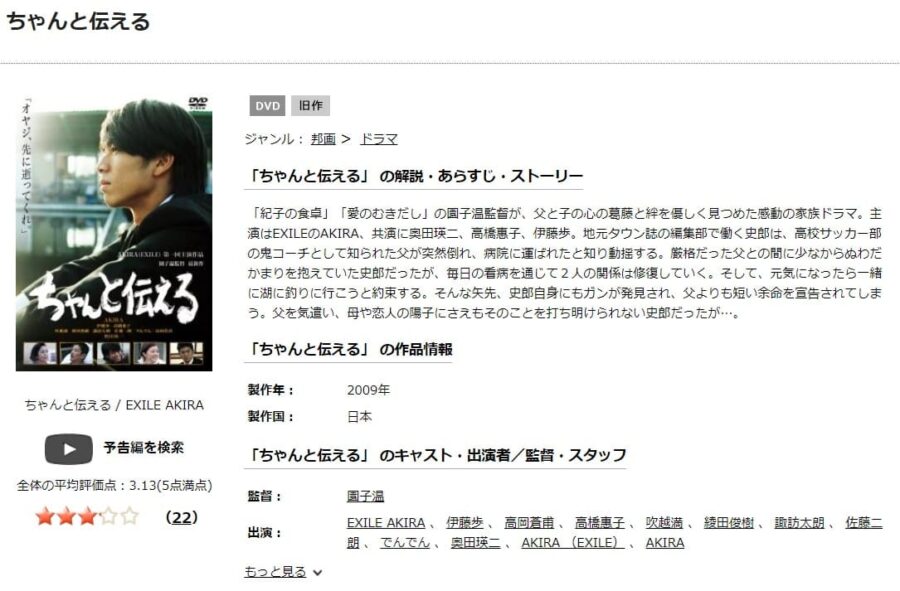 ちゃんと伝えるDVDフル無料