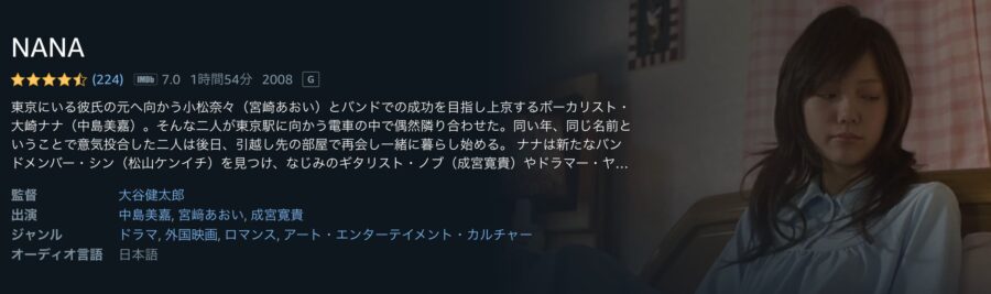 NANA Amazonプライム フル無料