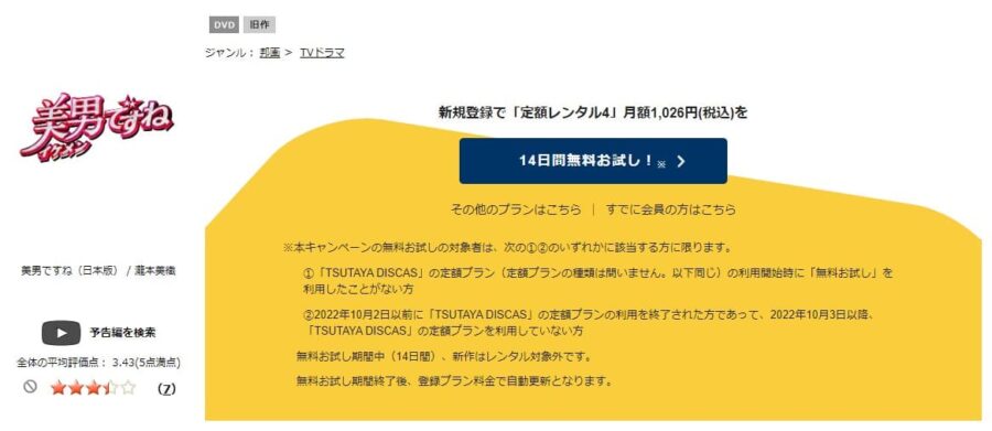 ドラマ 美男ですねの動画を無料で見れる配信サイトまとめ