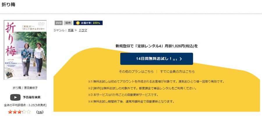 折り梅DISCAS