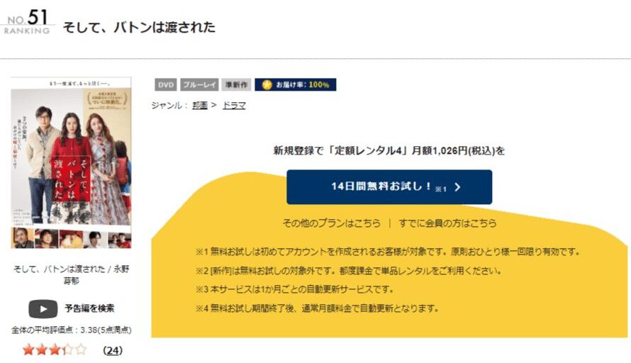 そして、バトンは渡されたDVDフル無料