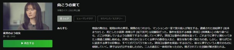 向こうの果てドラマ 無料