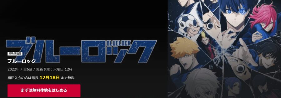ブルーロックアニメdTV無料