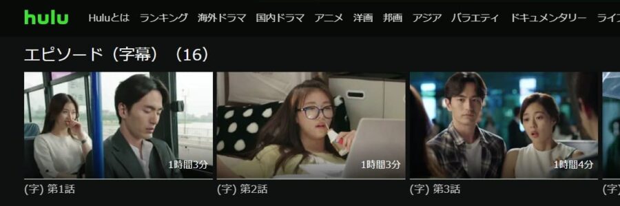 君を愛した時間~ワタシとカレの恋愛白書 Hulu