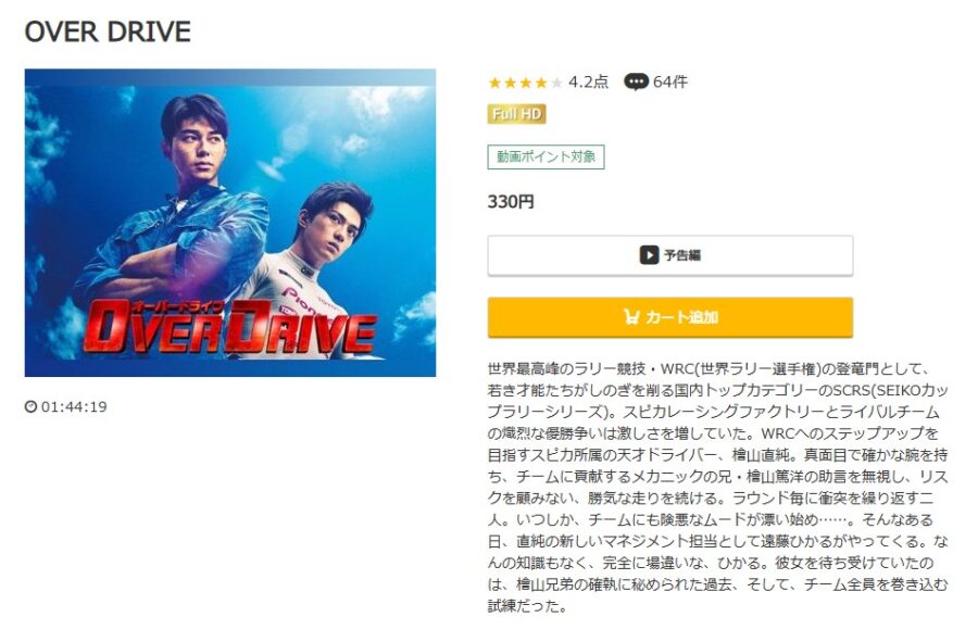 OVER DRIVE オーバードライブ music.jpフル動画