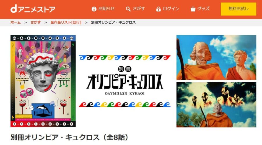 別冊オリンピア・キュクロス dアニメストア
