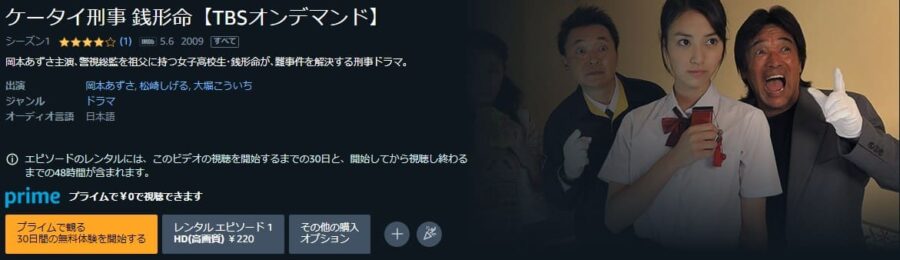 ケータイ刑事 銭形命ドラマ 無料