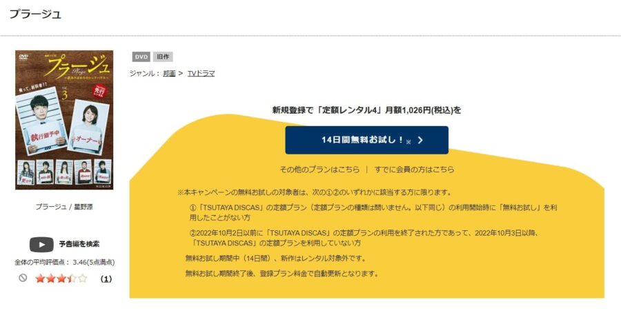 プラージュ ~訳ありばかりのシェアハウス~ TSUTAYA DISCAS