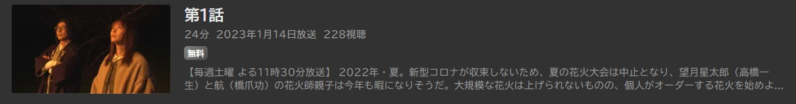 6秒間の軌跡 ドラマ 見逃し動画 無料アベマ