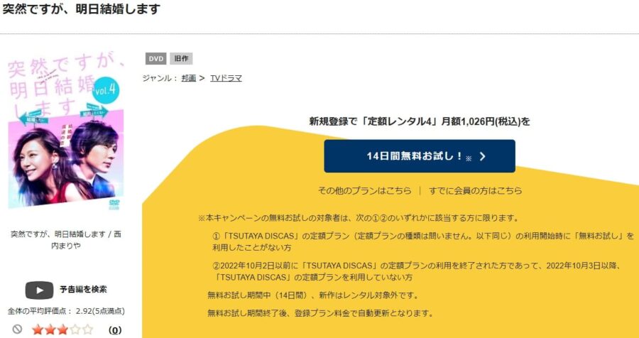 突然ですが、明日結婚します