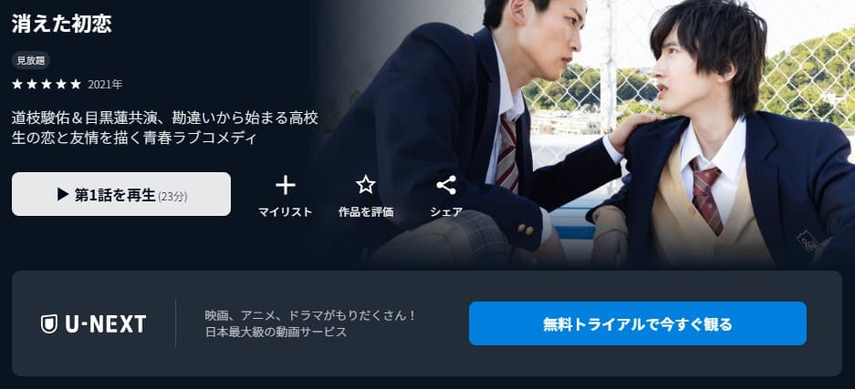 消えた初恋 U-NEXT
