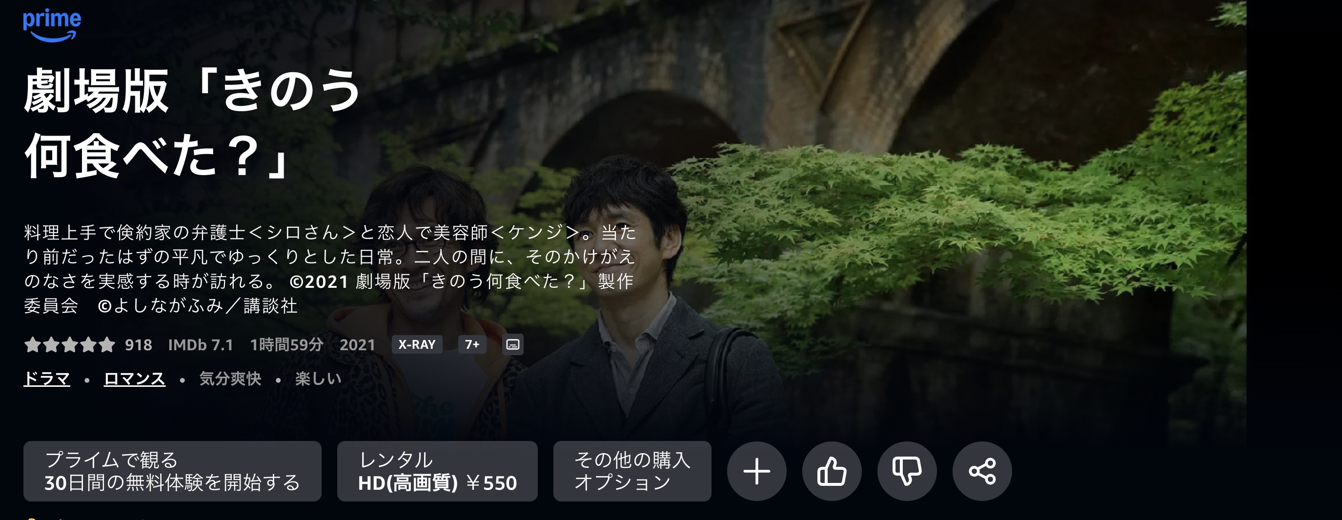劇場版きのう何食べた?ドラマ 無料