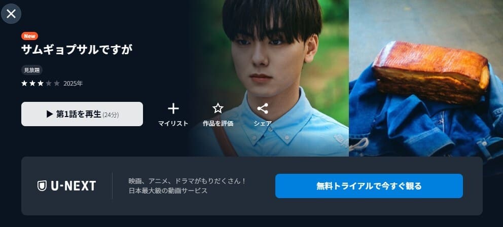 サムギョプサルですが ドラマ 無料