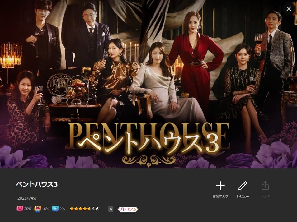 ペントハウス3 韓国ドラマ Lemino